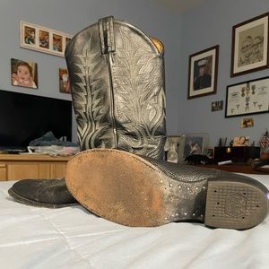 Tony Lama Size 12D men’s western leather boots
